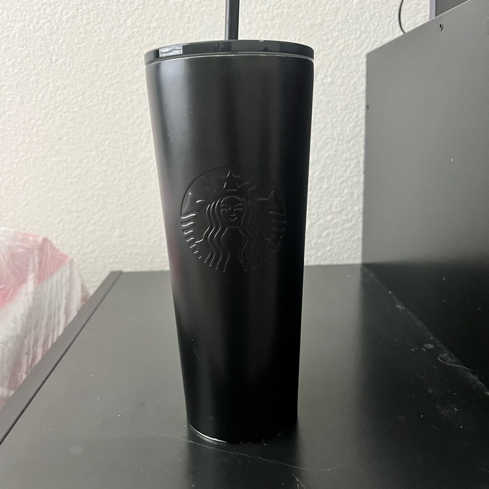Starbucks Matte Black Tumbler 20oz